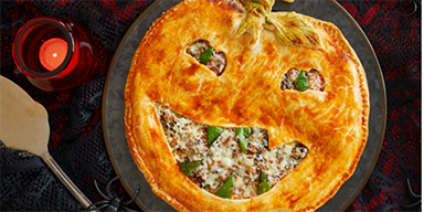 Halloween Recipe:  Creature from the Black Lagoon Sheet Pan Pie