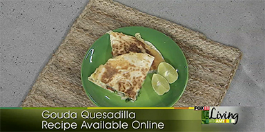 Gouda Cheese Quesadillas with Pico de Gallo