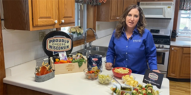 Pasta Salad on a Stick Recipe From Wisconsin Cheese