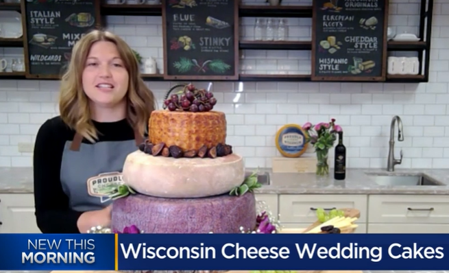 Cheese wedding cakes are a new trend