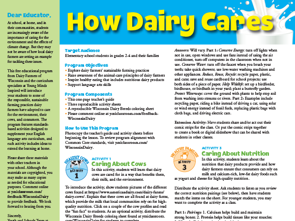 How Dairy Cares