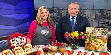 WISC-TV 3: Fruity-Cheese Flower Dessert