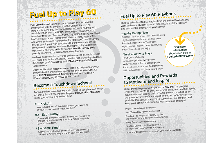 Mason Crosby with the Green Bay Packers and Fuel Up to Play 60